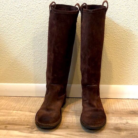 Fiorentini + Baker Riding Boots Brown Suede size 35 / US Size 5 - Picture 3 of 11